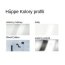 Huppe Classics 2 EasyEntry 4-kąt Drzwi suwane 1-częściowe ze stałym segmentem 140x200 cm mocowanie lewe profile białe szkło przezroczyste C25311055321 - zdjęcie 5