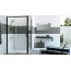 Huppe Classics 2 EasyEntry 4-kąt Drzwi suwane 1-częściowe ze stałym segmentem 140x200 cm mocowanie lewe profile czarne Black Edition szkło privatima C25311123373 - zdjęcie 1
