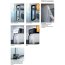 Huppe Classics 2 EasyEntry 4-kąt Drzwi suwane 1-częściowe ze stałym segmentem 140x200 cm mocowanie lewe profile czarne Black Edition szkło privatima C25311123373 - zdjęcie 2