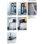 Huppe Classics 2 EasyEntry 1/4 koła Drzwi suwane do kabiny prysznicowej półokrągłej 120x120x200 cm profile czarne Black Edition, szkło privatima C25510123373 - zdjęcie 2
