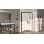 Huppe Classics 2 EasyEntry 4-kąt Wejście narożnikowe drzwi suwane 2-częściowe 90x90x200 cm profile czarne Black Edition szkło przezroczyste C25002123321 - zdjęcie 1