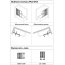 Huppe Design Pure Parawan nawannowy 2-częściowy składany 120x150 cm lewe profile srebrny mat szkło przezroczyste 8P2302087321 - zdjęcie 2