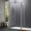 Huppe Design Pure Kabina prysznicowa Walk-In 90x200 cm profile srebrny połysk szkło przezroczyste z powłoką Anti-Plaque 8P1205092322 - zdjęcie 1