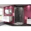 Huppe Ena 2.0 Kabina półokrągła 90x90x190 cm R550 drzwi przesuwne profile srebrny połysk szkło przezroczyste z powłoką Anti-Plaque 140604069322 - zdjęcie 2