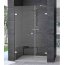 Huppe Enjoy Pure Drzwi uchylne 70-120x160-200 cm na wymiar prawe profile srebrny połysk szkło przezroczyste z powłoką Anti-Plaque 4R1780092322800 - zdjęcie 1