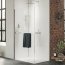 Huppe Select+ Kabina prysznicowa Walk-in 110x200 cm profile srebrny mat szkło przezroczyste z powłoką Anti-plaque SL0108087322 - zdjęcie 2