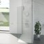Huppe Select+ Kabina prysznicowa Walk-in 110x200 cm profile srebrny mat szkło przezroczyste z powłoką Anti-plaque SL0108087322 - zdjęcie 1