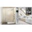Huppe Select+ SW 110 Ścianka boczna wolnostojąca Walk-in 6 mm o wysokości 200 cm profile srebrne matowe szkło przezroczyste Anti-Plaque SL0206.087.322 - zdjęcie 1