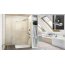 Huppe Select+ SW 130 Ścianka boczna wolnostojąca Walk-in 8 mm o wysokości 200 cm profile czarne Black Edition szkło przezroczyste Anti-Plaque SL0309.123.322 - zdjęcie 1