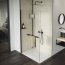Huppe Select+ Kabina prysznicowa Walk-in 110x200 cm profile czarny mat szkło przezroczyste z powłoką Anti-Plaque SL0108123322 - zdjęcie 1