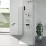 Huppe Select+ Kabina prysznicowa Walk-in 110x200 cm profile czarny mat szkło przezroczyste z powłoką Anti-Plaque SL0108123322 - zdjęcie 2