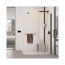 Huppe Select+ SW 100 Ścianka boczna wolnostojąca Walk-in 6 mm o wysokości 200 cm profile czarne Black Edition szkło przezroczyste Anti-Plaque SL0204.123.322 - zdjęcie 1