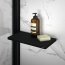 Huppe Select+ SW 100 Ścianka boczna wolnostojąca Walk-in 6 mm o wysokości 200 cm profile czarne Black Edition szkło przezroczyste Anti-Plaque SL0204.123.322 - zdjęcie 5
