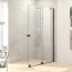 Huppe Xtensa Pure Drzwi przesuwne Walk-In 140x200 cm prawe profile czarny mat szkło przezroczyste z powłoką Anti-Plaque XT0225123322 - zdjęcie 2