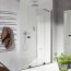 Huppe Xtensa Pure Drzwi przesuwne Walk-In 140x200 cm prawe profile czarny mat szkło przezroczyste z powłoką Anti-Plaque XT0225123322 - zdjęcie 5