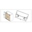 Huppe Xtensa Pure 4-kąt Drzwi prysznicowe przesuwne 2-częściowe z 2 stałymi segmentami 140-180x200,1-220 cm, wykonanie na wymiar, profile czarne black edition, szkło lustrzane Anti-Plaque XT1082.123.381 - zdjęcie 2