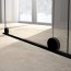 Huppe Xtensa Pure Drzwi przesuwne Walk-In 140x200 cm lewe profile czarny mat szkło przezroczyste z powłoką Anti-Plaque XT0105123322 - zdjęcie 5
