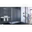 Huppe Xtensa Pure 4-kąt Ścianka boczna do drzwi przesuwnych 1-częściowych ze stałym segmentem 20-110x120-200 cm, wykonanie na wymiar, profile czarne black edition, szkło przezroczyste Anti-Plaque XT1780.123.322 - zdjęcie 2