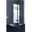 Huppe Xtensa Pure Walk-in częściowo w ramie 4-kąt Drzwi prysznicowe przesuwne 1-częściowe ze stałym segmentem 180,1-200x200,1-220 cm lewe mocowanie wykonanie na wymiar profile srebrny połysk szkło popielate Anti-Plaque XT0183.069.368 - zdjęcie 1