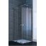 Huppe Xtensa Pure 4-kąt Wejście narożnikowe Drzwi prysznicowe przesuwne 2-częściowe (1/2) 70-140x120-200 cm prawe mocowanie wykonanie na wymiar profile srebrny połysk szkło lustrzane Anti-Plaque XT1480.069.381 - zdjęcie 1
