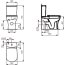 Ideal Standard Active Zbiornik do kompaktu WC, doprowadzenie wody z boku, biały T421701 - zdjęcie 3