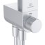 Ideal Standard Alu+ Zestaw prysznicowy natynkowy z deszczownicą srebrny BD585SI - zdjęcie 9