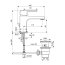 Ideal Standard Cerafine D Bateria umywalkowa z korkiem chrom BC684AA - zdjęcie 2