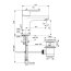 Ideal Standard Cerafine O Bateria umywalkowa z korkiem chrom BC698AA - zdjęcie 2