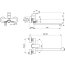 Ideal Standard Ceraflex Bateria wannowa ścienna chrom B1741AA - zdjęcie 3