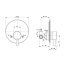 Ideal Standard Ceraline Bateria prysznicowa podtynkowa czarny mat A6940XG - zdjęcie 2