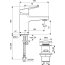 Ideal Standard Ceraplan Bateria umywalkowa z korkiem klik klak chrom BD216AA - zdjęcie 3