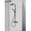 Ideal Standard Ceratherm T25 Zestaw prysznicowy ścienny termostatyczny z deszczownicą czarny mat A7545XG - zdjęcie 6