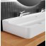Ideal Standard Conca Umywalka wisząca lub meblowa 120x45 cm z przelewem z 2 otworami na baterię biała T383901 - zdjęcie 5
