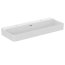 Ideal Standard Conca Umywalka wisząca lub meblowa 120x45 cm z przelewem z 2 otworami na baterię biała T383901 - zdjęcie 1