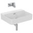 Ideal Standard Conca Umywalka wisząca lub meblowa 60x45 cm z przelewem bez otworu na baterię biała T382201 - zdjęcie 4