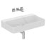 Ideal Standard Conca Umywalka wisząca lub meblowa 80x45 cm bez przelewu bez otworu na baterię biała T383101 - zdjęcie 2