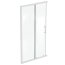 Ideal Standard Connect 2 Drzwi przesuwne 110x195,5 cm profile biały mat szkło przezroczyste K967001 - zdjęcie 2