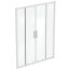 Ideal Standard Connect 2 Drzwi rozsuwane 150x195,5 cm profile biały mat szkło przezroczyste K968701 - zdjęcie 1