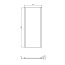 Ideal Standard Connect 2 Ścianka boczna 90x195,5 cm profile biały mat szkło przezroczyste K970101 - zdjęcie 3