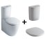Ideal Standard Connect Kompakt WC ze zbiornikiem i deską wolnoopadającą, biały E803701+E785601+E712701 - zdjęcie 1