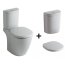 Ideal Standard Connect Kompakt WC ze zbiornikiem i deską wolnoopadającą, biały E803801+E785601+E712701 - zdjęcie 1