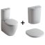 Ideal Standard Connect Kompakt WC ze zbiornikiem i deską zwykłą, biały E803701+E785601+E712801 - zdjęcie 1
