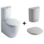 Ideal Standard Connect Kompakt WC ze zbiornikiem i deską zwykłą, biały E803701+E786101+E712801 - zdjęcie 1