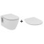Ideal Standard Connect Zestaw Toaleta WC podwieszana 36x54 cm z deską sedesową zwykłą typu Thin, biała E803501+E772301 - zdjęcie 1