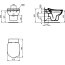Ideal Standard Contour 21 Miska WC wisząca Rimless bez kołnierza 37,5x54 cm, biała S312801 - zdjęcie 3
