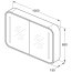 Ideal Standard Dea Szafka podwieszana z lustrem 100x15x65 cm, jasnoszary T7856S2 - zdjęcie 4