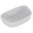 Ideal Standard Dea Umywalka nablatowa 52x32x15 cm bez otworu na baterię bez przelewu biały mat T044383 - zdjęcie 3