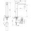 Ideal Standard Edge Bateria umywalkowa z korkiem automatycznym chrom A7113AA - zdjęcie 3