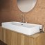 Ideal Standard Extra Umywalka wisząca lub meblowa 100x45 cm z 3 otworami na baterię biała T390301 - zdjęcie 6