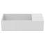 Ideal Standard Extra Umywalka wisząca lub meblowa 45x25 cm bez otworu na baterię prawa biała T392201 - zdjęcie 2